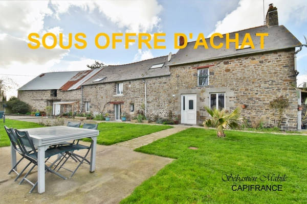 Maison à vendre 6 pièces à Saint Broladre (35) en Baie du Mont Saint Michel 