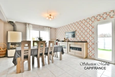 Maison contemporaine à vendre 4 chambres dont 1 au RDC, avec 2 doubles garages, (50) PONTORSON - Terrain de 2000 M²