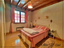 Maison de trois chambres + sous sol aménageable en rez-de-jardin sur 7400m² de jardin.