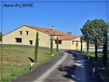 Domaine de prestige avec maison, gîte et dépendances, dans le Nord du Gers, à La Romieu, aux portes des Landes et du Lot-et-Garonne.