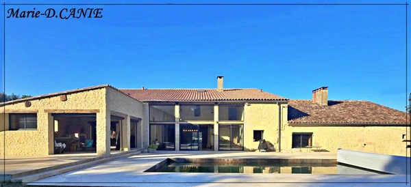 Domaine de prestige avec maison, gîte et dépendances, dans le Nord du Gers, à La Romieu, aux portes des Landes et du Lot-et-Garonne.