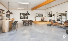 Maison de plain-pied, rénovée, 3 chambres et un bureau, JONAGE (69)