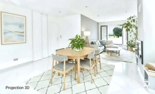 Maison de plain-pied, rénovée, 3 chambres et un bureau, JONAGE (69)