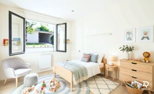 Maison de plain-pied, rénovée, 3 chambres et un bureau, JONAGE (69)