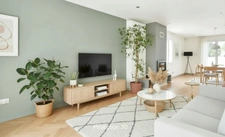 Maison de plain-pied, rénovée, 3 chambres et un bureau, JONAGE (69)