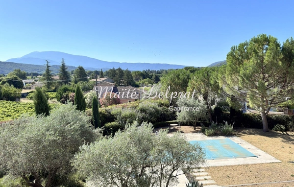 VILLA D’ARCHITECTE 230 M² AVEC PISCINE CHAUFFÉE ET VUE PANORAMIQUE – VAISON-LA-ROMAINE (84)