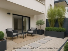 VILLENEUVE TOLOSANE 3 PIÈCES, TERRASSE et JARDIN, 2 PARKINGS EN SOUS-SOL