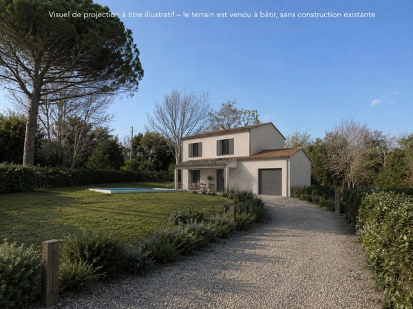 TERRAIN À BÂTIR D’ENVIRON 920 M² À MAUZAC, CADRE CALME ET VERDOYANT AU SUD DE TOULOUSE