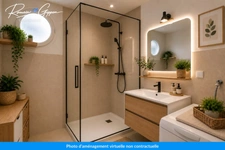 Occupied life annuity in Saint-Max – 80 m² 3-bedroom apartment with garage and two balconies