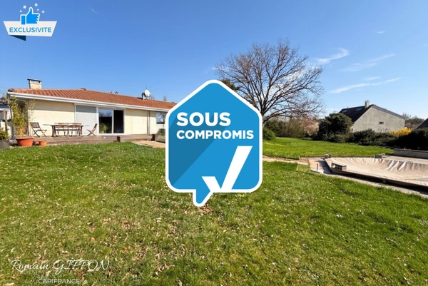 Maison 6 pièces de plain-pied rénovée – 135 m² – 4 chambres – terrain 1 700 m² – secteur Toulaire à Liverdun