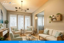 Occupied life annuity in Saint-Max – 80 m² 3-bedroom apartment with garage and two balconies