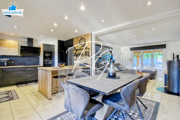 LIVERDUN – MAISON SEMI PLAIN-PIED - 168 M² – 4 CHAMBRES – PISCINE CHAUFFÉE – GARAGE DOUBLE