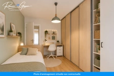 Occupied life annuity in Saint-Max – 80 m² 3-bedroom apartment with garage and two balconies
