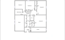 Grand appartement 5 pièces (4 chambres) avec parking et cave - idéal investisseur