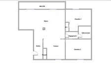 F3 de 72 m² à Corbeil-Essonnes, balcon, cave, RER D