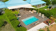 FOR SALE EXCEPTIONAL 2-BEDROOM VILLA WITH PANORAMIC SEA VIEW – LES HAUTS DE LA BAIE, ORIENTALE BAIE AREA SAINT-MARTIN (97150)