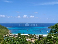 TERRAIN CONSTRUCTIBLE À VENDRE AVEC VUE MER ET MARINA D'ANSE MARCEL, SAINT MARTIN (97150)