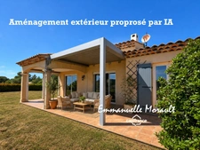 Maison de plain-pied 3 chambres à vendre à BAGNOLS EN FORET (83)