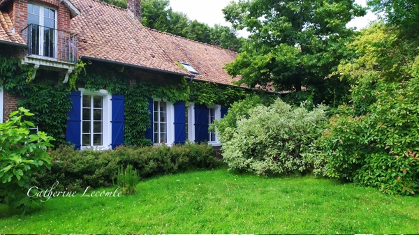 À VENDRE - SAMER - DOMAINE D'EXCEPTION - 379 M2 - ÉLÉGANTE DEMEURE DE CARACTERE SUR 3 HECTARES  - VIE SEMI PLAIN-PIED - 2 ÉME MAISON - DÉPENDANCES