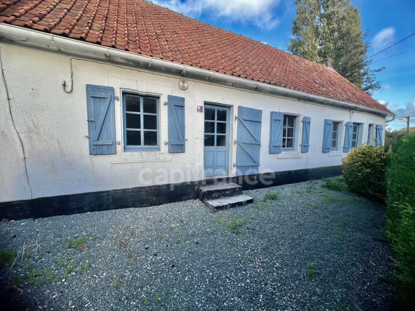 À VENDRE - WIERRE-EFFROY  - MAISON  PLAIN-PIED - À RÉNOVER - GARAGE - JARDIN CLOS