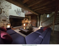 Maison en pierre de caractère – 140 m² – Sans vis-à-vis – 7 130 m² de terrain MARTIGNE FERCHAUD (35)
