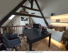 Maison en pierre de caractère – 140 m² – Sans vis-à-vis – 7 130 m² de terrain MARTIGNE FERCHAUD (35)