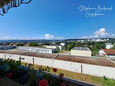 Dpt Rhône (69), viager à vendre GRIGNY appartement T3   balcons cave et garage 