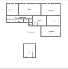 Grand appartement de 4 pièces à AULNAY SOUS BOIS (secteur Nord)