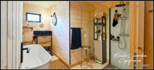 Maison en bois récente, chaleureuse et lumineuse à Badecon Le Pin