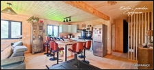 Maison en bois récente, chaleureuse et lumineuse à Badecon Le Pin