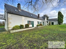 Maison de campagne avec maison d'amis à vendre, 7 pièces, SAINT PIERRE DE CHEVILLE (72) à 10 min MONTVAL SUR LOIR