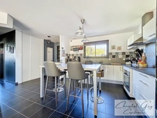 Maison contemporaine plain-pied à vendre 3 chambres, garage, 800 m2 terrain, CHATEAU LA VALLIERE (37), 30 minutes de Tours