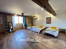 Dpt Sarthe (72), à vendre proche de Connerré FERMETTE en campagne 294 m² habitables  , 6 chambres , terrain de 1500 M²