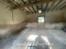 Maison à vendre 4 pièces proche de CONNERRE (72)FERMETTE en campagne isolée de 60 m² habitables 2 chambres avec un potentiel evolutif sur dependances, 1 hectare de terrain avec ruisseau 