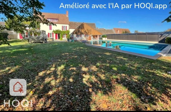 Maison à vendre AXE CONNERRE /LA FERTE BERNARD (72)Maison de Maitre 245 m² habitables, dépendances, piscine , terrain 1550 m² 