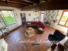Dpt Sarthe (72), à vendre proche de Connerré FERMETTE en campagne 294 m² habitables  , 6 chambres , terrain de 1500 M²
