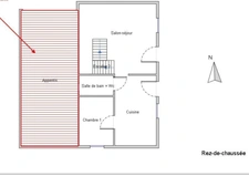 Maison à vendre  5 pièces VOUVRAY SUR HUISNE  (72)Fermette en campagne 100 m² habitables, 3 chambres, terrain 6000 m², cavité souterraine 