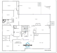 Maison à vendre 8 pièces proche de CONNERRE (72) LE LUART  MAISON DE 160 M² HAB., 5/6 chambres, terrain de 1800 m² 