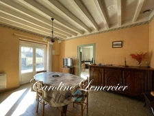 Maison à vendre 7 pièces proche de CONNERRE (72)la chapelle saint remy 133 m² habitables, 5 chambres, grange 70 m² terrain  2000 m² 