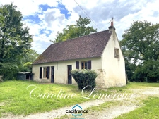 Maison à vendre  5 pièces VOUVRAY SUR HUISNE  (72)Fermette en campagne 100 m² habitables, 3 chambres, terrain 6000 m², cavité souterraine 