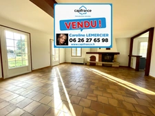 Maison à vendre 5 pièces proche de CONNERRE (72)La Chapelle saint remy, Maison sur sous-sol total 90 m² habitables  avec un très beau terrain de 2500 m² paysagé
