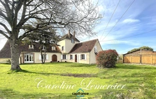 Dpt Sarthe (72), à vendre proche de Connerré FERMETTE en campagne 294 m² habitables  , 6 chambres , terrain de 1500 M²
