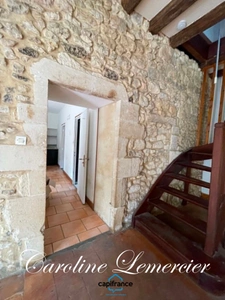 Maison à vendre  5 pièces VOUVRAY SUR HUISNE  (72)Fermette en campagne 100 m² habitables, 3 chambres, terrain 6000 m², cavité souterraine 