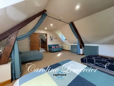 Dpt Sarthe (72), à vendre proche de Connerré FERMETTE en campagne 294 m² habitables  , 6 chambres , terrain de 1500 M²