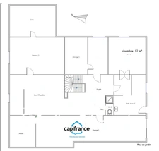 Maison à vendre 8 pièces proche de CONNERRE (72) LE LUART  MAISON DE 160 M² HAB., 5/6 chambres, terrain de 1800 m² 