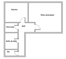 A vendre sur Lyon 7, appartement T1 possibilité T2, 46 m², secteur recherché