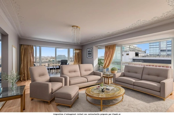 Montparnasse, appartement 5 pièces avec vue exceptionnelle sur Paris