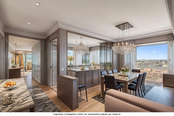 Montparnasse, appartement 5 pièces avec vue exceptionnelle sur Paris