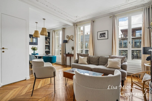 Neuilly-sur-Seine, appartement 3 pièces au charme de l'ancien au sein d'une résidence de standing