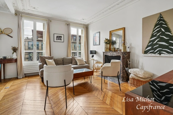 Neuilly-sur-Seine, appartement 3 pièces au charme de l'ancien au sein d'une résidence de standing